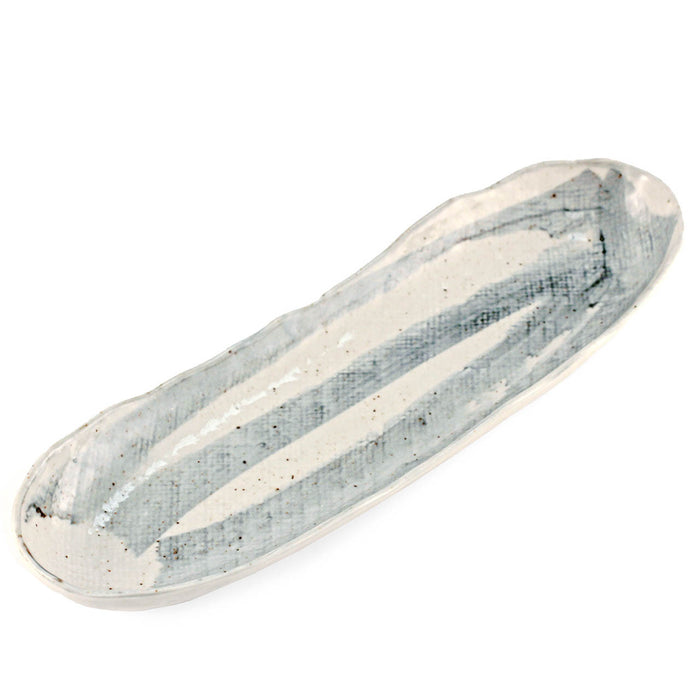 Brushstroke Rectangular Plate 13.07" x 3.98"