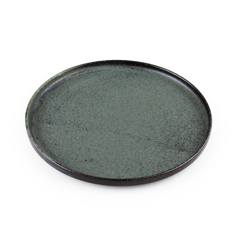 Kokuteki Dark Green Stackable Salad Plate 9.1