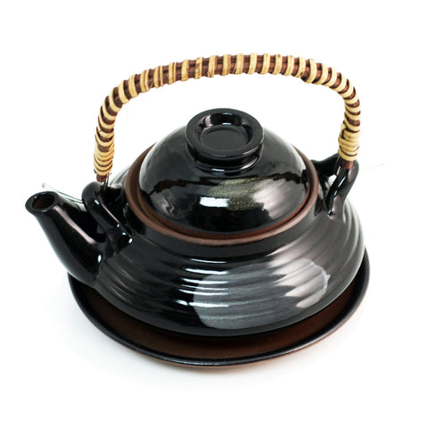 Black Dobin Mushi Pot 8.5 fl oz