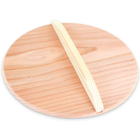 Large Wooden Drop Lid Otoshibuta 10.25