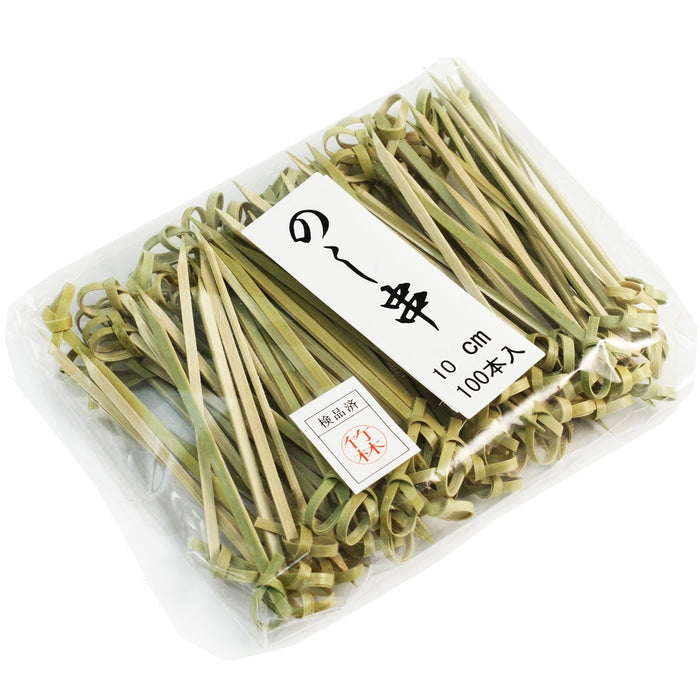 Knotted Bamboo Skewers 3.5" (100/pack)