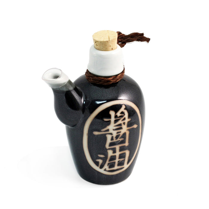 Black Kanji Soy Sauce Dispenser 7 fl oz