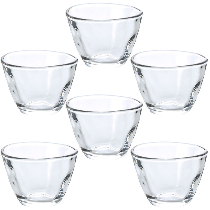 Organic Shaped Glass Sake Cup 2.5 fl oz (Set of 6)