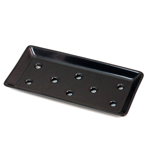 Black Ceramic Sushi Neta Plate 7.9" x 3.9"