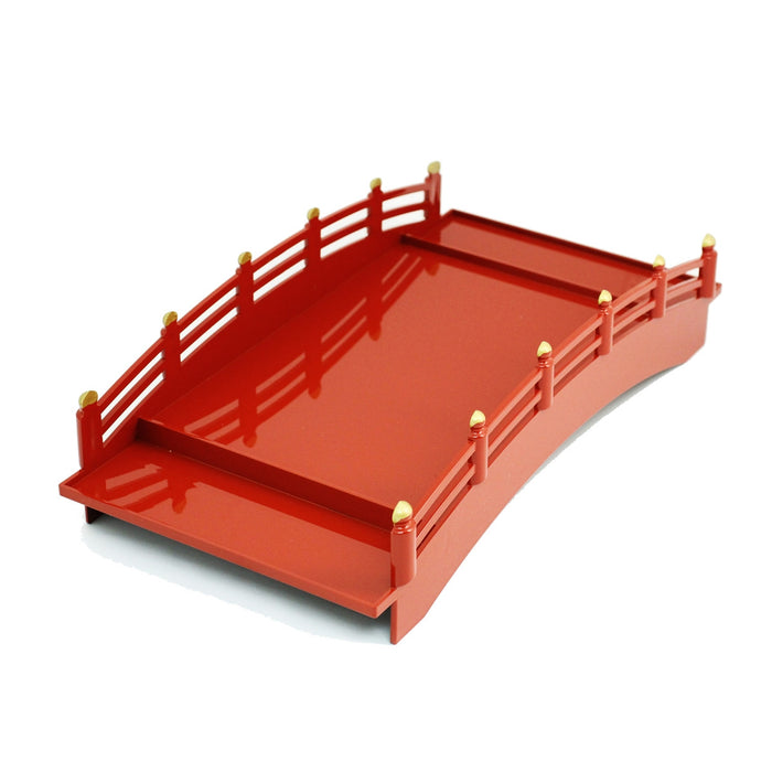 Red Morikomi Sushi Serving Bridge