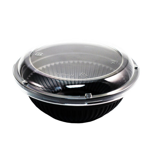 PP Black Takeout Bowl Small 20 fl oz / 5.9" dia (600/case)