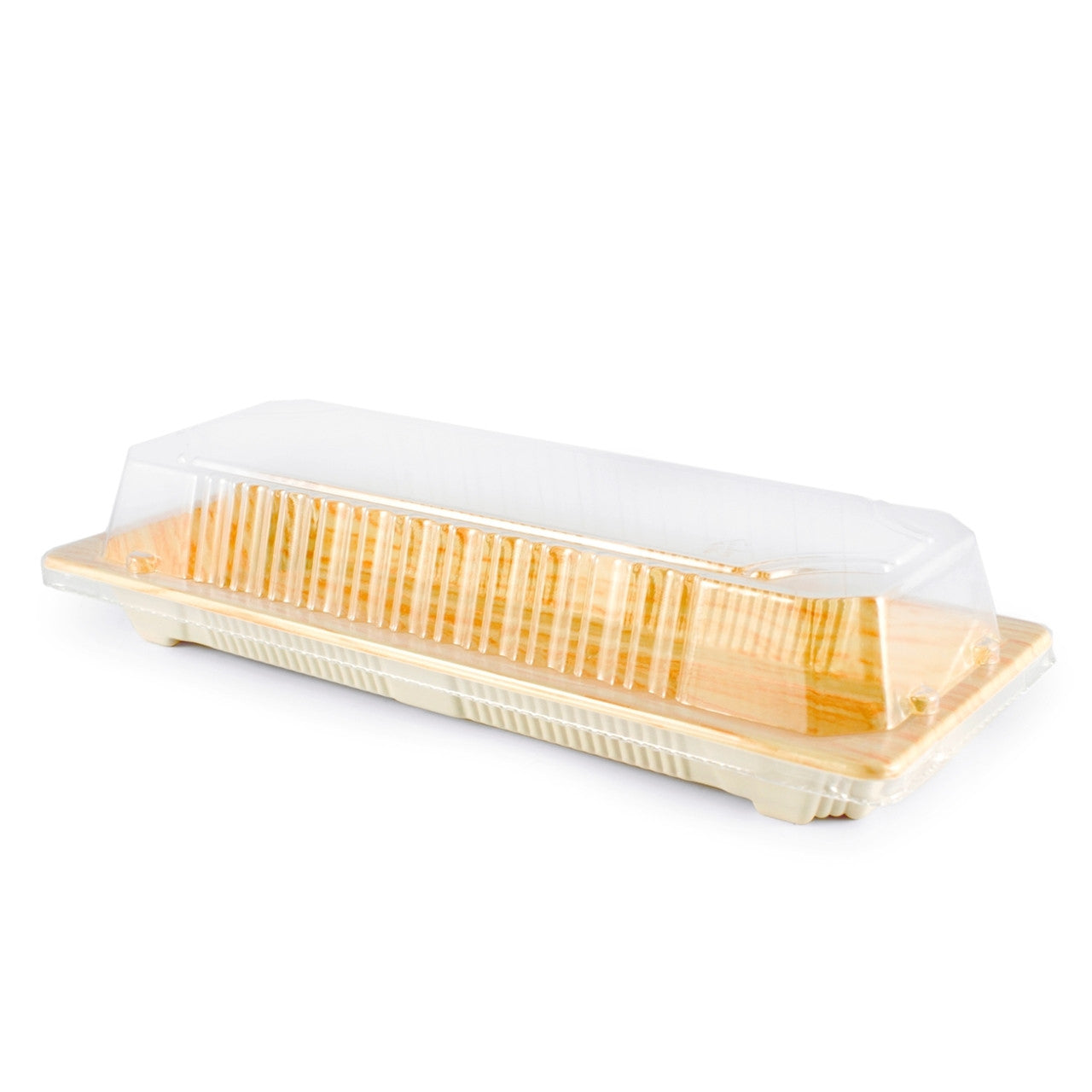 Single Roll Sushi Trays To Go Takeout 600 Sets Base & Lid