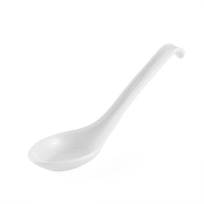 White Plastic Renge Ramen Spoon