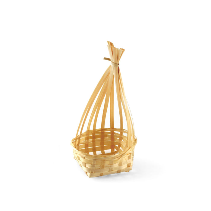 Bamboo Basket Kamakura 2.38" dia x 5.5" ht