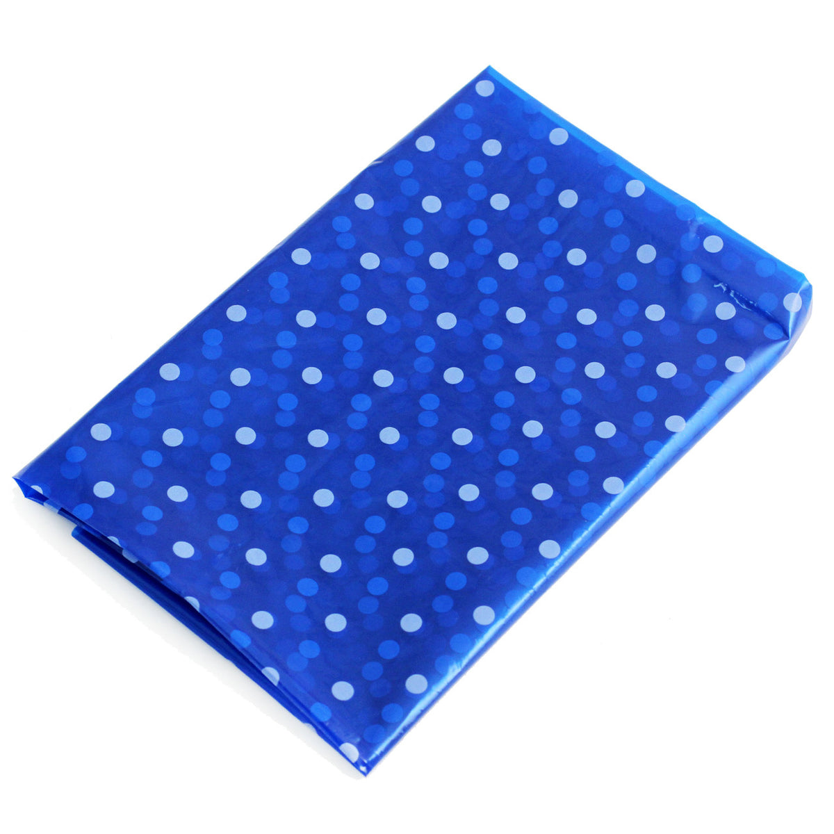 Clearance] Furoshiki Blue Wrapping Vinyl White Dots 39
