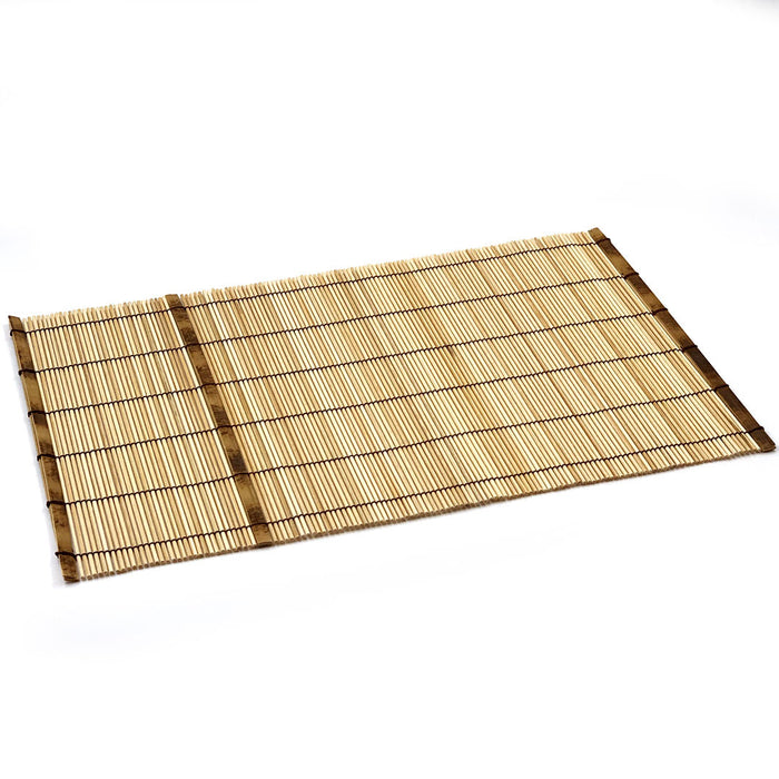 Bamboo Sudare Placemat Light Brown 18.1" x 11.8"