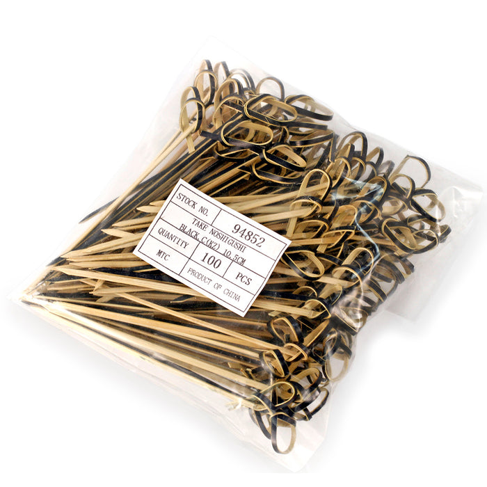 Knotted Bamboo Skewers 4" (100/pack)