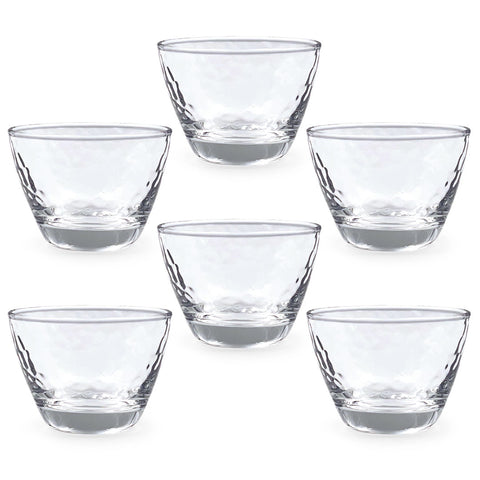 Textured Glass Sake Cup 2.5 fl oz (Set of 6)
