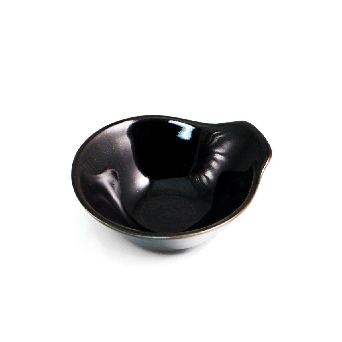 Tenmoku Glazed Black Tonsui Bowl 5.2 fl oz / 4.53