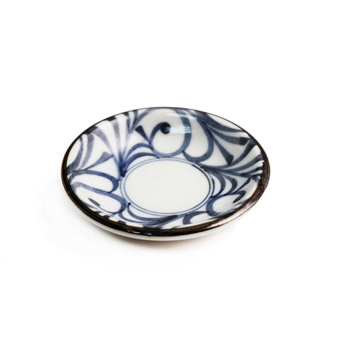 Spiral Karakusa Soy Sauce Dish 3.7