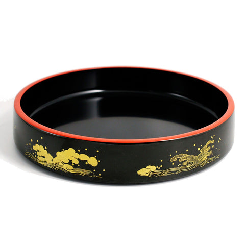 Wave Motif Sushi Serving Tray (Sushi Oke) 15.67