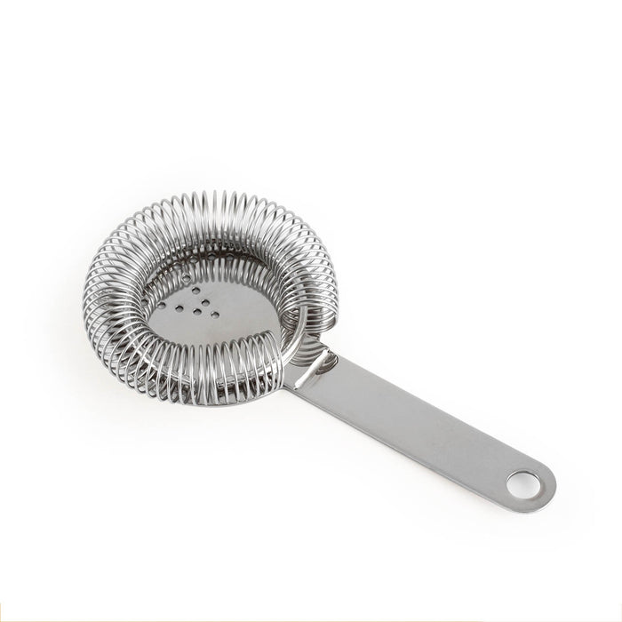 No Prong Stainless Steel Cocktail Strainer