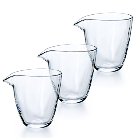 Organic Shaped Glass Sake Server 5.4 fl oz (Set of 3)