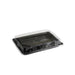 YB-07 PET Black Take Out Sushi Tray 9.1" x 6.1" (400/case)