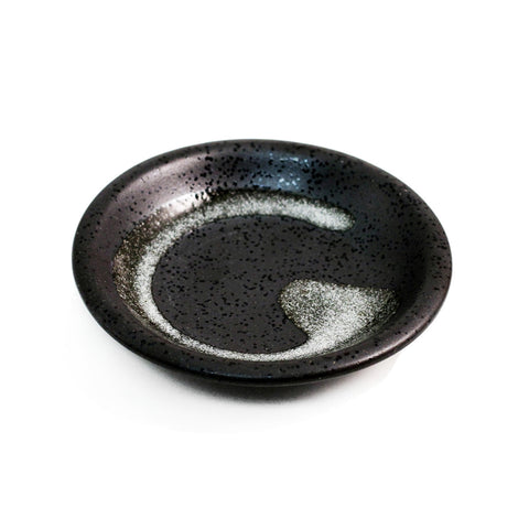 Grainy Black Soy Sauce Dish with Brushstroke 3.7