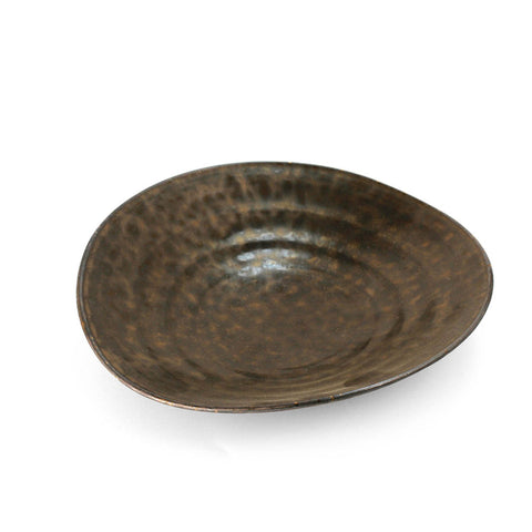Charcoal Gray Round Plate 7.48