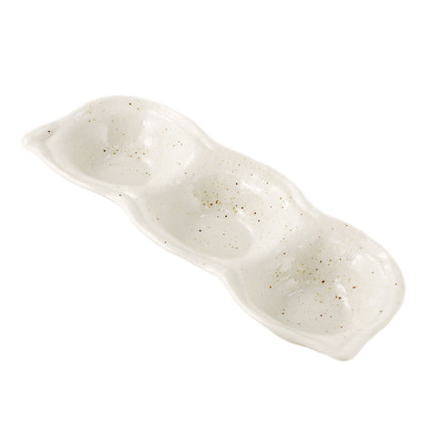 3 Compartment Ivory Plate 10.71