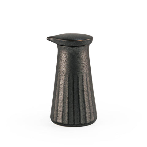 Charcoal Gray Ceramic Soy Sauce Dispenser 4 fl oz