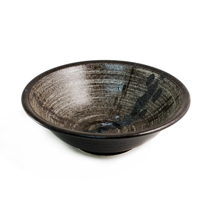 Large Bowl with Grainy & Washed Pattern 49 fl oz