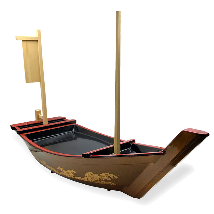 Sushi Serving Treasure Boat Red Large