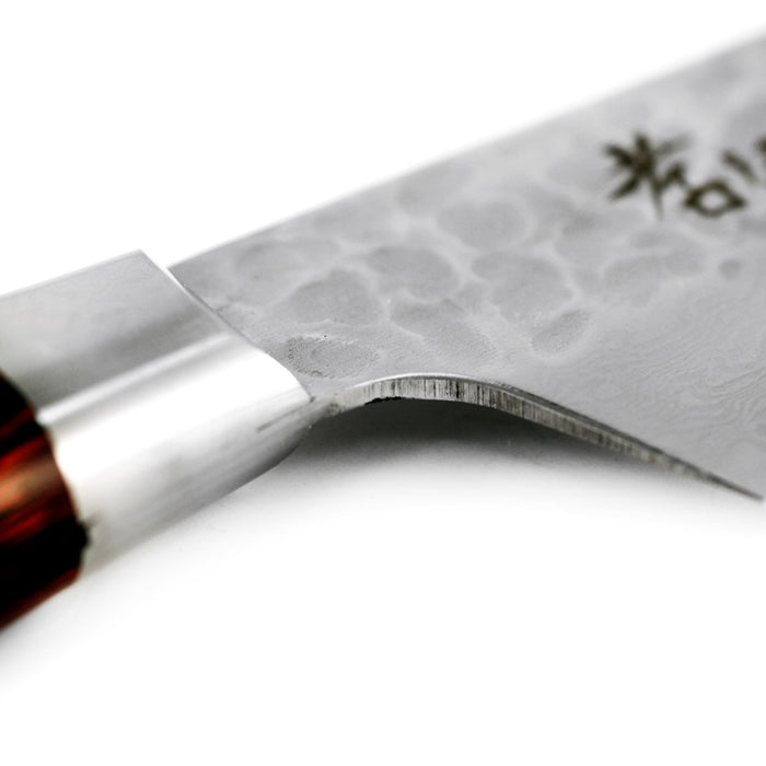 Damascus Japanese Steak Knife with Japanese Style Handle 33 Layer 120 mm  Kitchen Knife Made in Japan Kitchen Knife