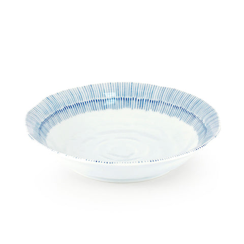 Kyo Tokusa Blue Lined Bowl 27 fl oz / 8.46