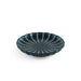 Giyaman Daisy Glossy Blue Round Plate 3.9" dia