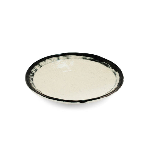 Brushstroke Rimmed Side Plate Kozara 6.5