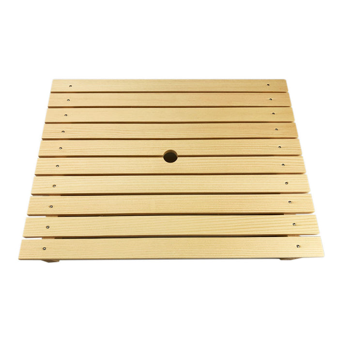 Wooden Sushi Neta Box with Clear Lid 15.4