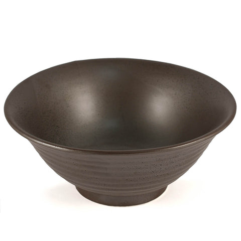 Metallic Gray Black Speckled Noodle Bowl 45 fl oz / 8.5