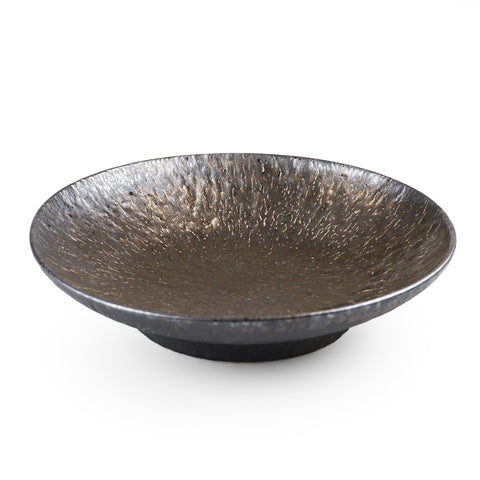 Kinkessho Bronze Medium Serving Plate 9.5