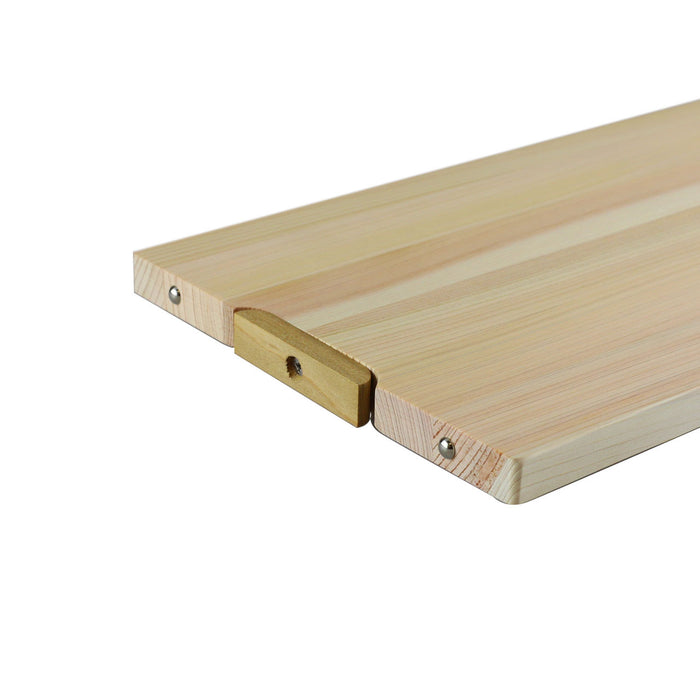 Hinoki (Japanese Cypress) Cutting Board w/Stand 14.4" x 7.9" x 0.6" ht