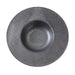 Metallic Grey Black Speckled Porcelain Wide Rimmed Bowl 10 fl oz