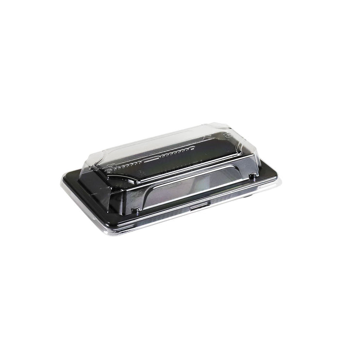 A-05 PS Black Take Out Sushi Tray 6.5" x 3.5" (800/case)