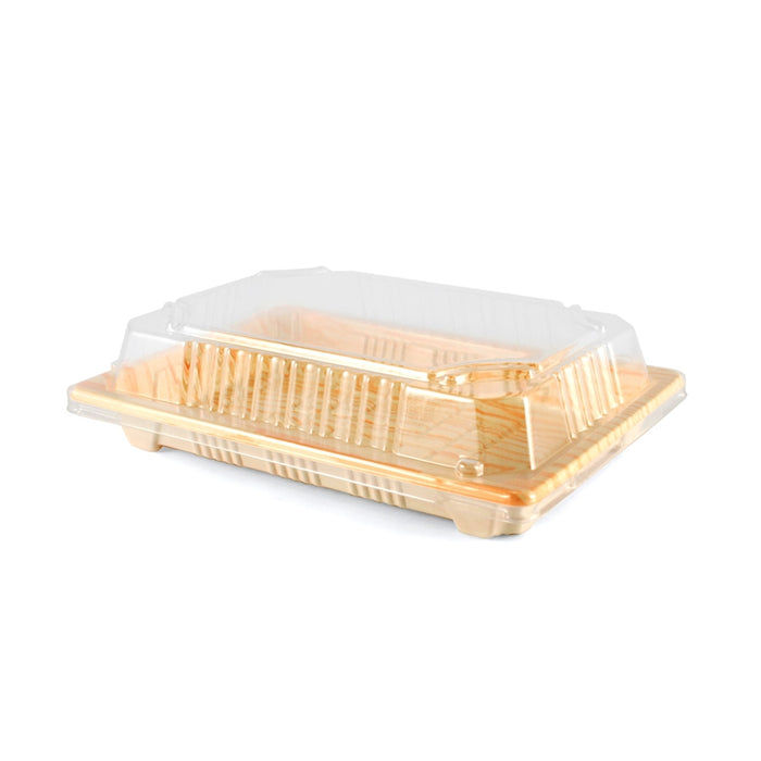 Lids for TZ-008 Take Out Sushi Tray 6.5" x 4.5" #9592 (1500 lids/case)