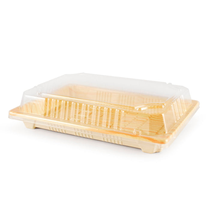 Lids for TZ-010 Take Out Sushi Tray 7.4" x 5.3" #9219/#9593 (1200 lids/case)