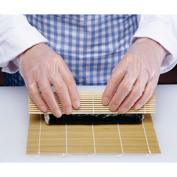 27 Micron Five-Finger-Squeeze Non-Stick Embossed Disposable Gloves S/M/L (200/pack)