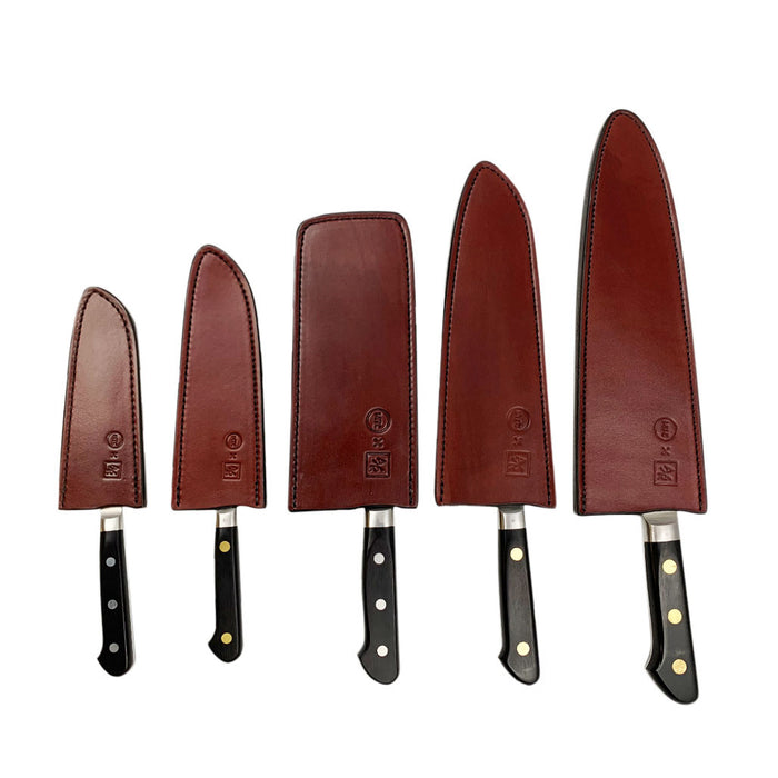 Leather Knife Saya Cover for Petty 180mm (7.1")