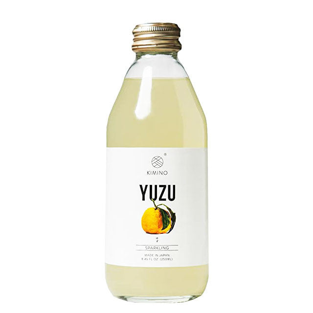 Kimino Sparkling Yuzu Citrus Juice 8.45 fl oz (250ml) x 24 bottles